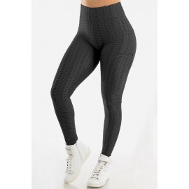 Black Pockets Butt Lift High Waist Anti-Cellulite Yoga Pants